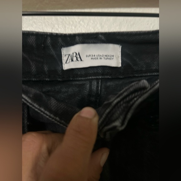 Zara Womens highrise Dark skinny jeans Jeans size 2 - Picture 5 of 5